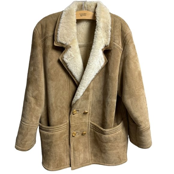 Vintage HISO Heat Society Genuine Sheepskin Coat - Picture 1 of 15